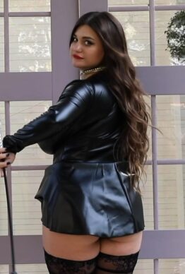 Demmy Blaze can be your fantasy in black leather dress 2 262x388 - Demmy Blaze can be your fantasy in black leather dress
